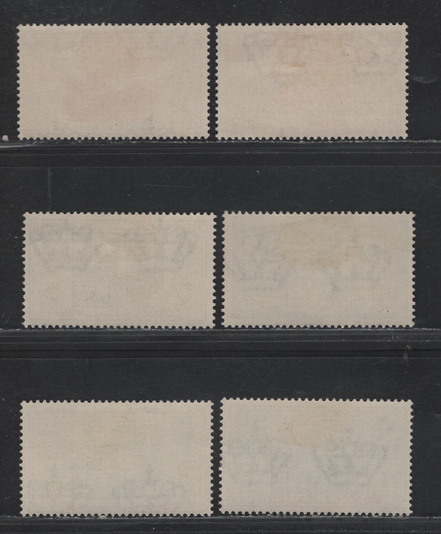 Lot 95 Italian Colonies (C) SC#C1-C6 50c - 10l + 2.50l Gray Black - Orange, 1932 Dante Alighieri Society Airmail Issue, 6 F/VFOG Singles