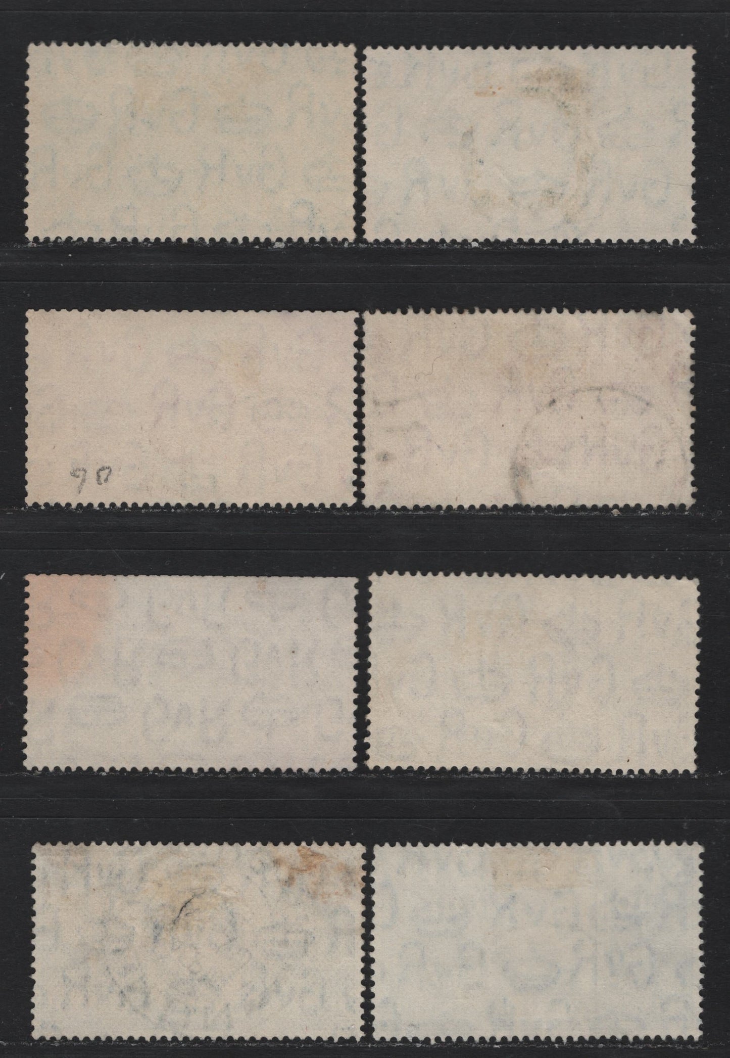 Lot 183 Great Britain (C) SG#453-455wi, 456 1/2d - 2.5d Green - Blue, 1935 Silver Jubilee Issue, 8 Very Fine Used Singles, Full Used Set With Additional Shade Variations Of 1/2d, 1d & 2.5d & Booklet Single Of 1.5d With Inverted Wmk