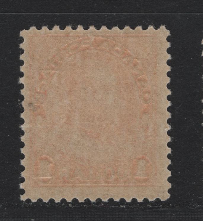 Lot 35 Canada #122 $1 Orange , 1911-1925 KGV Admiral Issue, A VFOG Single, ABN-I Paper, Perf 11.9x12