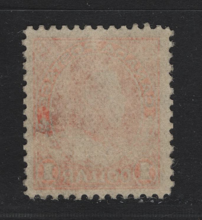Lot 36 Canada #122var $1 Orange , 1911-1925 KGV Admiral Issue, A Very Good Regummed Single, ABN-HHH (Thin) Paper, Regummed To Appear NH, Dry Printing, Small & Shallow Thin Mid Way Up Medallion At Right.