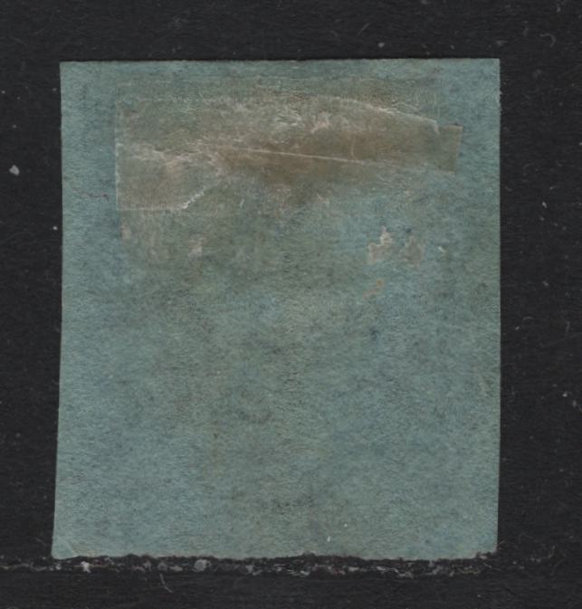 Lot 78 Great Britain SG#14 2d Blue, 1841-1851 Queen Victoria Issue, A Fine Used Imperf Single, White Lines Added, Full Margins At Sides & Close Margins Top & Bottom, 24 Grid Cancel.