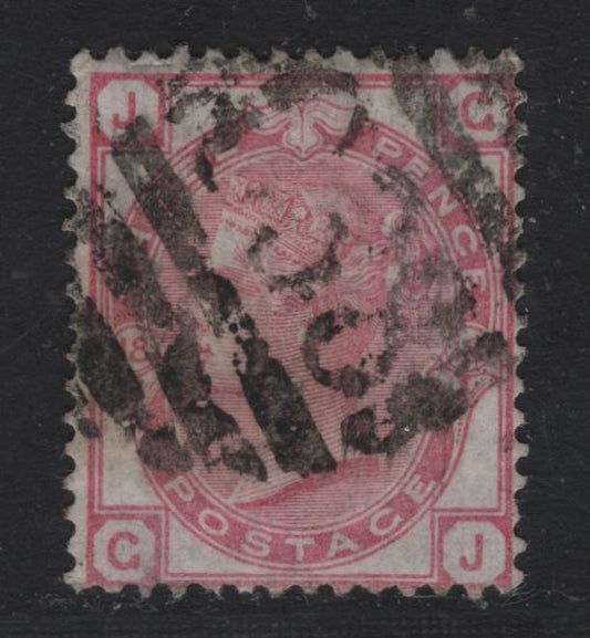 Lot 86A Great Britain SG#144 (z35) 3d Pale Rose, 1873-1880 Queen Victoria Surface Printed Issue, A Fine Used Single, Callao Peru Cancellation