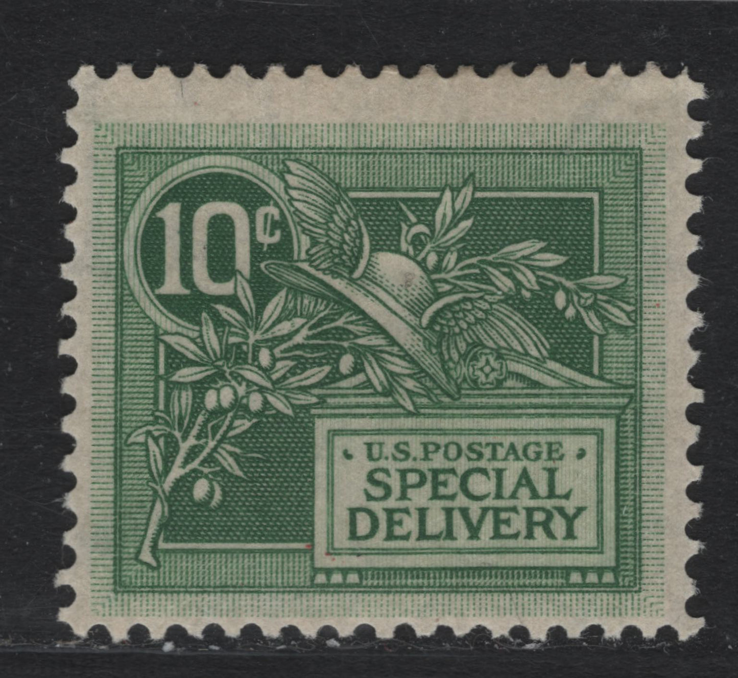Lot 142 United States SC#E7 10c Dull Green , 1908 Special Delivery Issue, A FOG Single, Upright Wmk