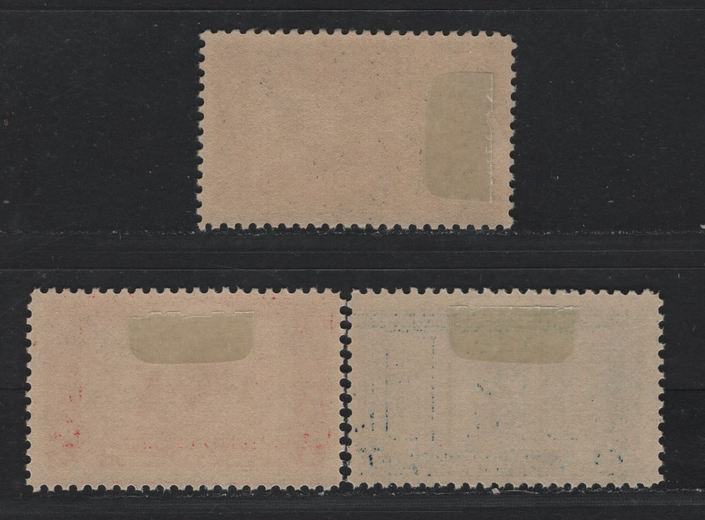 Lot 161 United States SC#618-619, 628 2c - 5c Deep Carmine Rose - Gray Lilac , 1925-1926 Lexington Concorde - Ericsson Issues, 3 FOG Singles, As Lot 160, But Hinged