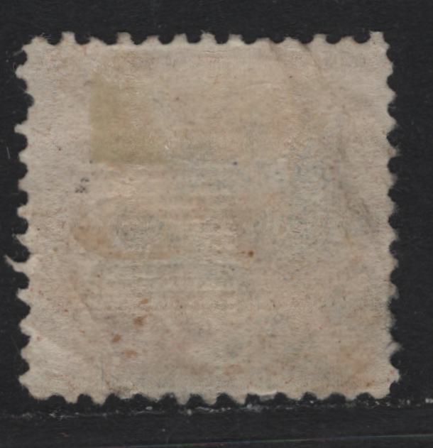 Lot 20 United States SC#113var 2c Bright Chocolate Brown , 1869 Presidents Issue, A Good Used Single, Full Grill Impression, Perf 11.9x12, Light Diagonal Crease & One Pulled Perf At UL.
