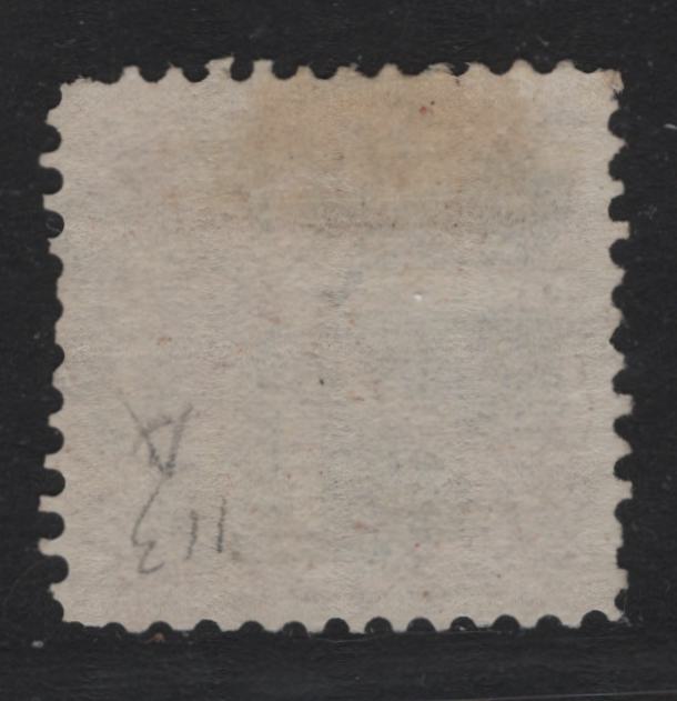 Lot 26 United States SC#113var 2c Brown , 1869 Presidents Issue, A Fine Used Single, Split Grill Showing Part Of A Grill Impression At the Top Of The Stamp, Perf 11.9x12.1