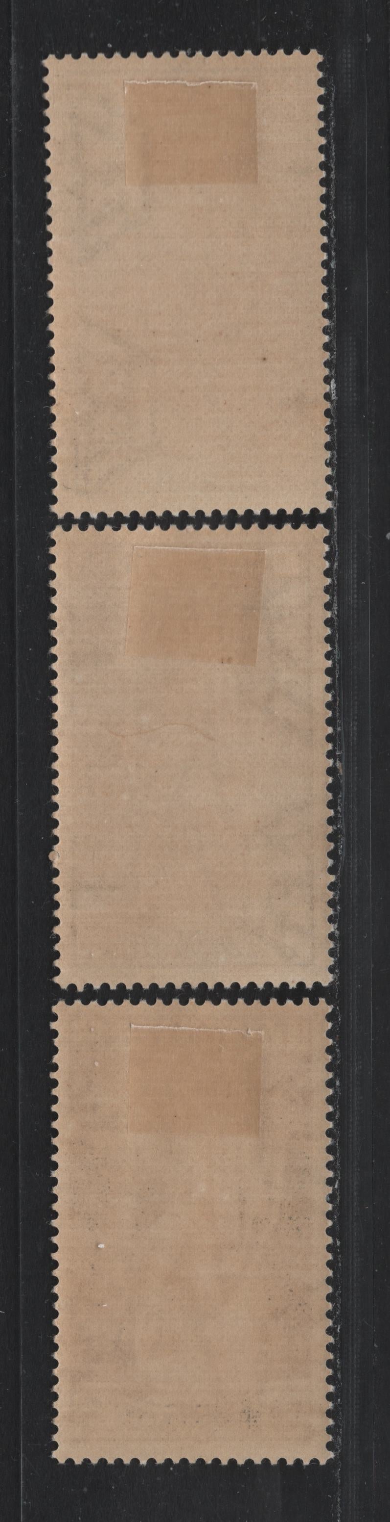 Lot 3 Italy Scott#C20-C22 50c - 5l+2l Purple - Brown Violet , 1930 Ferucci Airmail Issue, 3 F/VFOG Singles