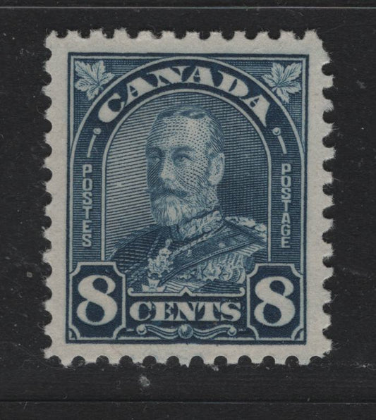 Lot 305 Canada #171 8c Dark & Slightly Dull Blue , 1930-1931 KGV Arch/Leaf Issue, A VFNH Single, BABN-S Papers, Perf 10.8