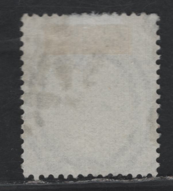 Lot 161 Great Britain (C) SG#153 4d Sage Green, 1873-1880 Queen Victoria Surface Printed Issue, A Fine Used Single, Plate 15, Large Garter Wmk, Average Cancel, Profile Mostly Clear & Color Is Decent, Large Colored Corner Letters.