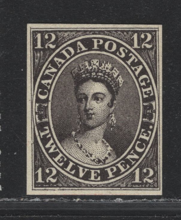 Lot 183 Canada #3F 12d Black, 1851 Pence Issue, A Very Fine Used Single, Modern Facsimile Of This Iconic World Class Rarity, Suitable Filler Until You Can Afford A Specimen, Plate Proof, Or The Real Thing.