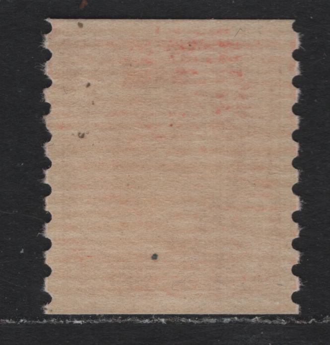 Lot 226 Canada #207 3c Bright Scarlet, 1933 KGV Medallion Coil Issue, A VFOG Coil Single, BABN-A Paper