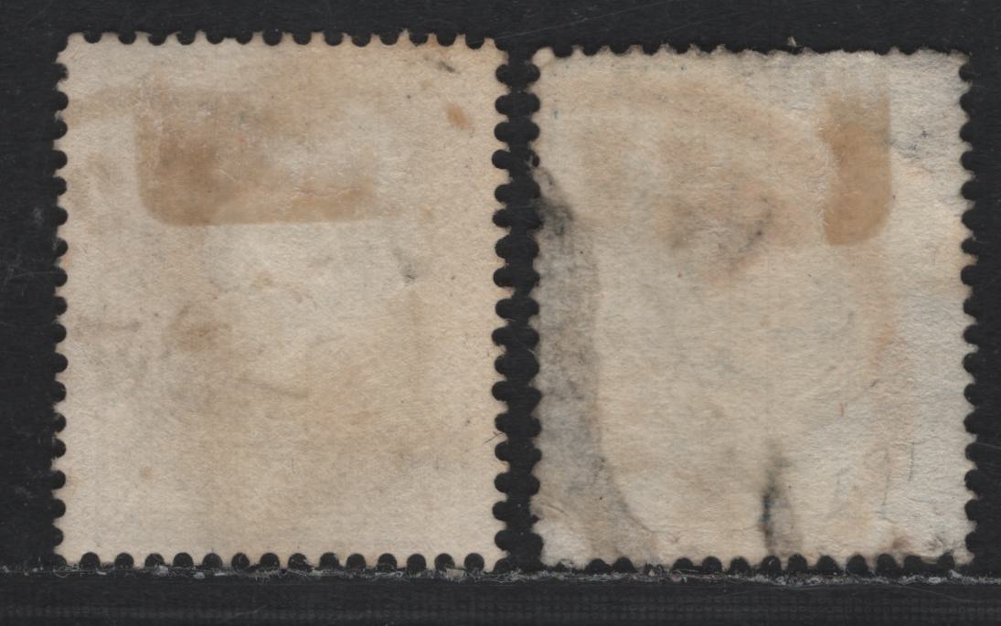 Lot 137 Austria Scott#9a, 10a, 11a 5kr - 15kr Red - Blue , 1858-1859 Embossed Franz Josef Issue, 3 Very Good/Fine Used Singles, Type 1, Showing Broken Loops At Back Of Head, Small Tear On 15kr.