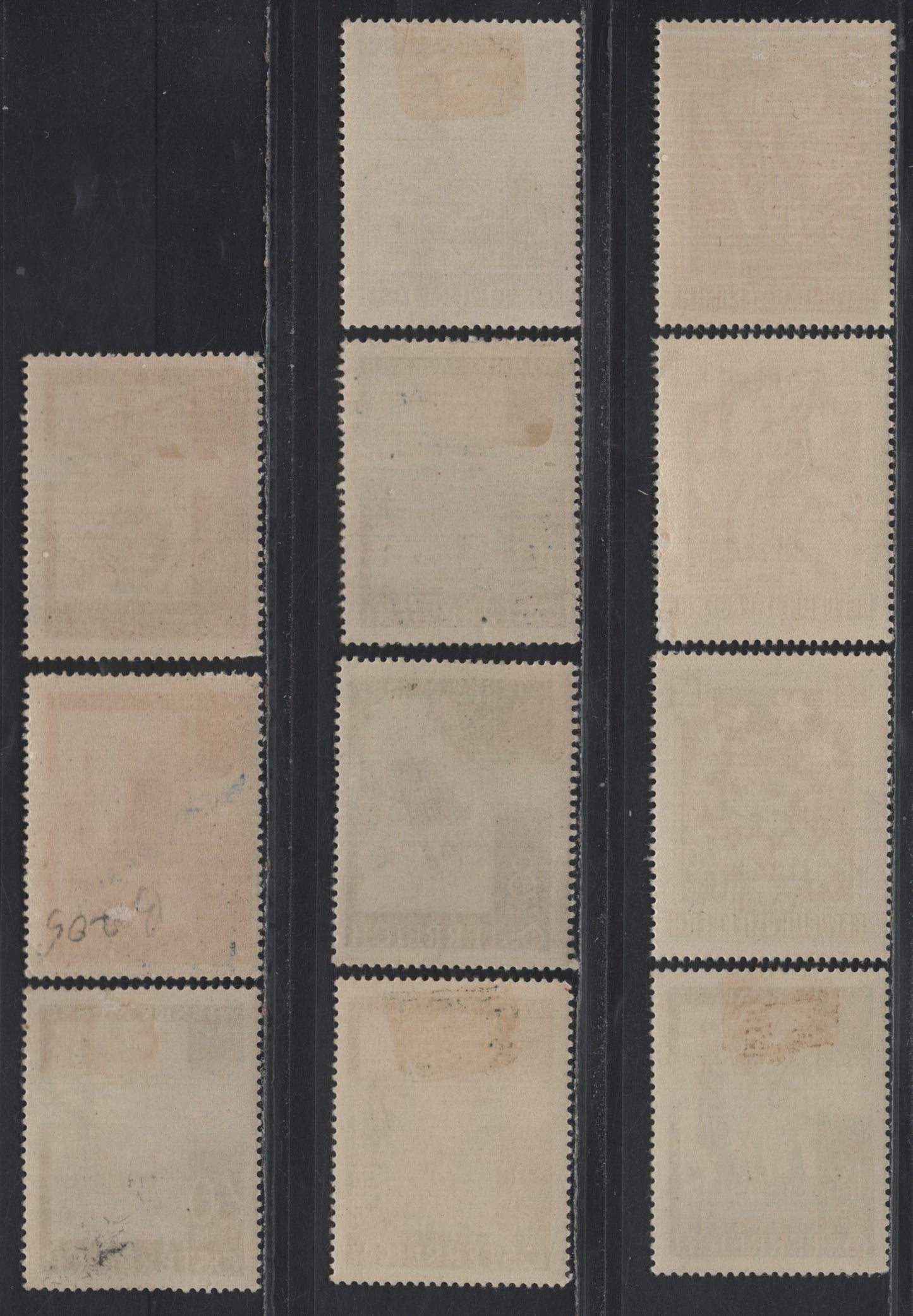 Lot 209 Austria Scott#B199-B206, B235-B237 3g+2g - 30g+10g Yellow Brown - Multicolored , 1947 Vienna International Sample Fair Semi Postal - Flower Semi Postal Issues, 11 F/VFOG/NH Singles, B235-B237 Are NH