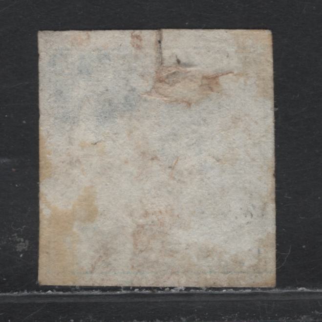 Lot 223 Austria Scott#P1b 0.6kr Light Blue , 1867-1873 Newspaper Issue, A Good Used Single, Ribbed Paper, Large Sealed Tear At Top, Concealed By The Postmark, Whuch May Not Be Genuine, Therefore Valued As Unused.