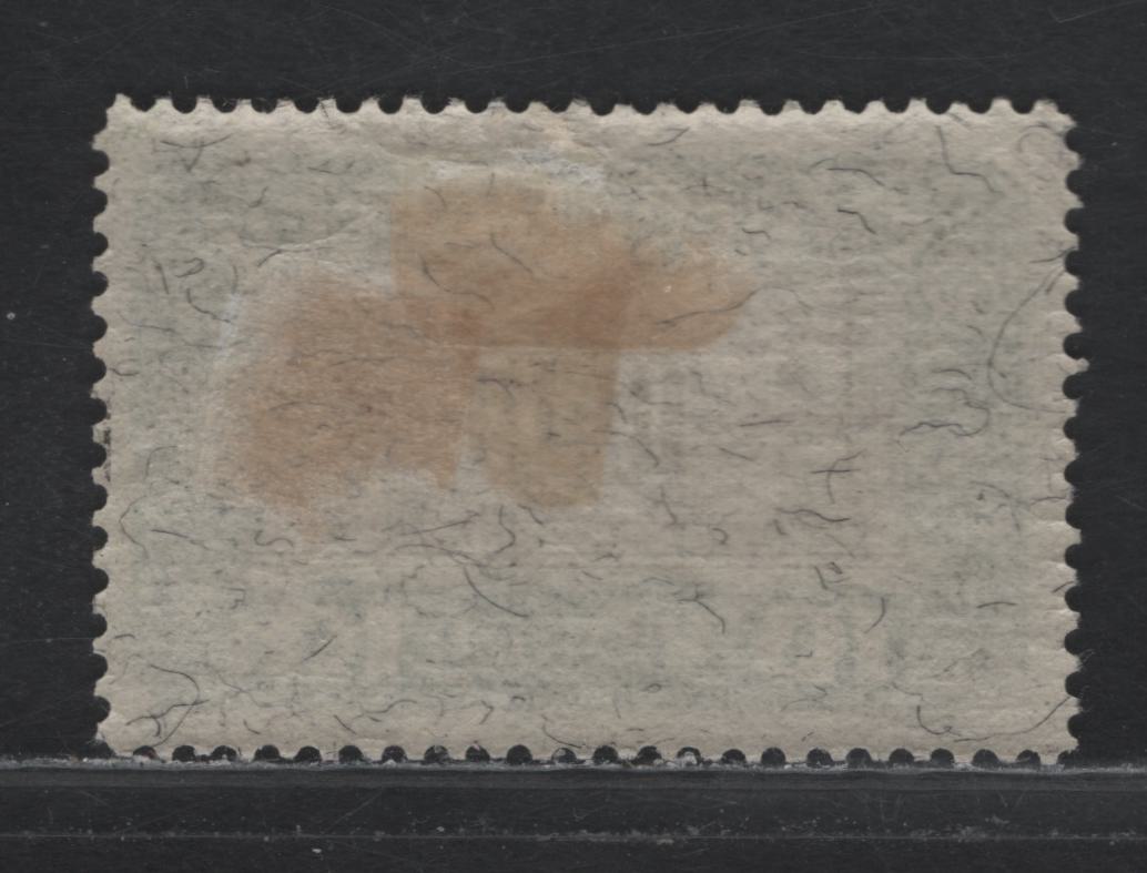 Lot 241 Austria Scott#225bar 10k Olive Green & Black Brown , 1919-1921 Parliament Building Issue, A VFOG Single, Scarcer Dry Printing, Measuring 34mm Across Versus 33.5mm For Common Wet Printing