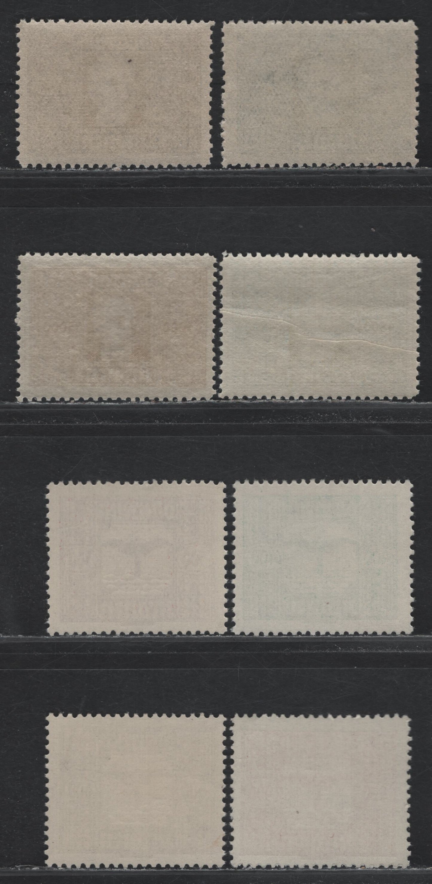 Lot 263 Austria Scott#C4-C11 300k -4800k Claret - Dark Blue , 1922-1924 Airmail Issue, 8 F/VFNH Singles