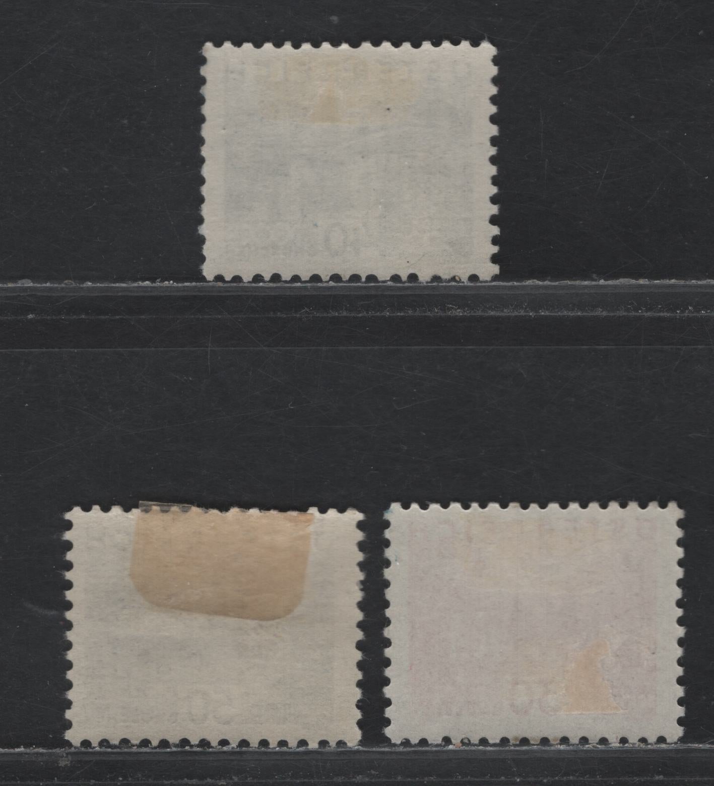 Lot 269 Austria Scott#347, 348, 350 30g - 50g Carmine Rose - Gray Violet , 1932 Small Format Pictorial Issue, 3 F/VFOG Singles