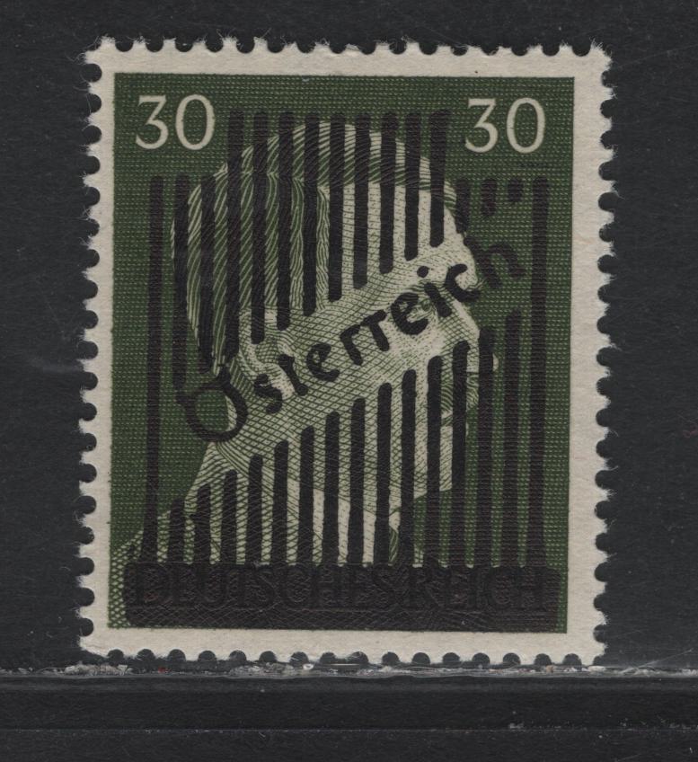 Lot 290 Austria Scott#403 30pf Olive Green , 1945 Overprinted Semi Postals - Hitler Heads Issues, A VFNH Single