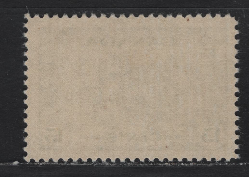 Lot 339 Canada #258 13c Mythic Green , 1942-1943 KGVI War Issue, A FOG Single, CBN-YYYYY Paper, Unusual, As Most Of This Value Is On CBN-PPPP Paper, Perf 11.9.