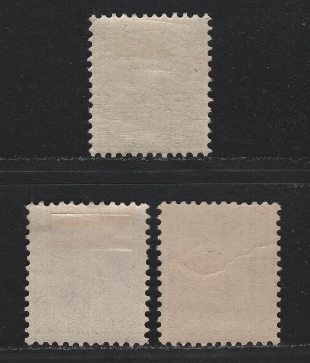 Lot 79 Switzerland Scott#126-127, 129 2c - 10c Pale Bistre - Rose Red , 1907-1925 William Tell's SON & Helvetia Issue, 3 F/VFNH Singles, The 10c Is NH, But Has A Gum Crease
