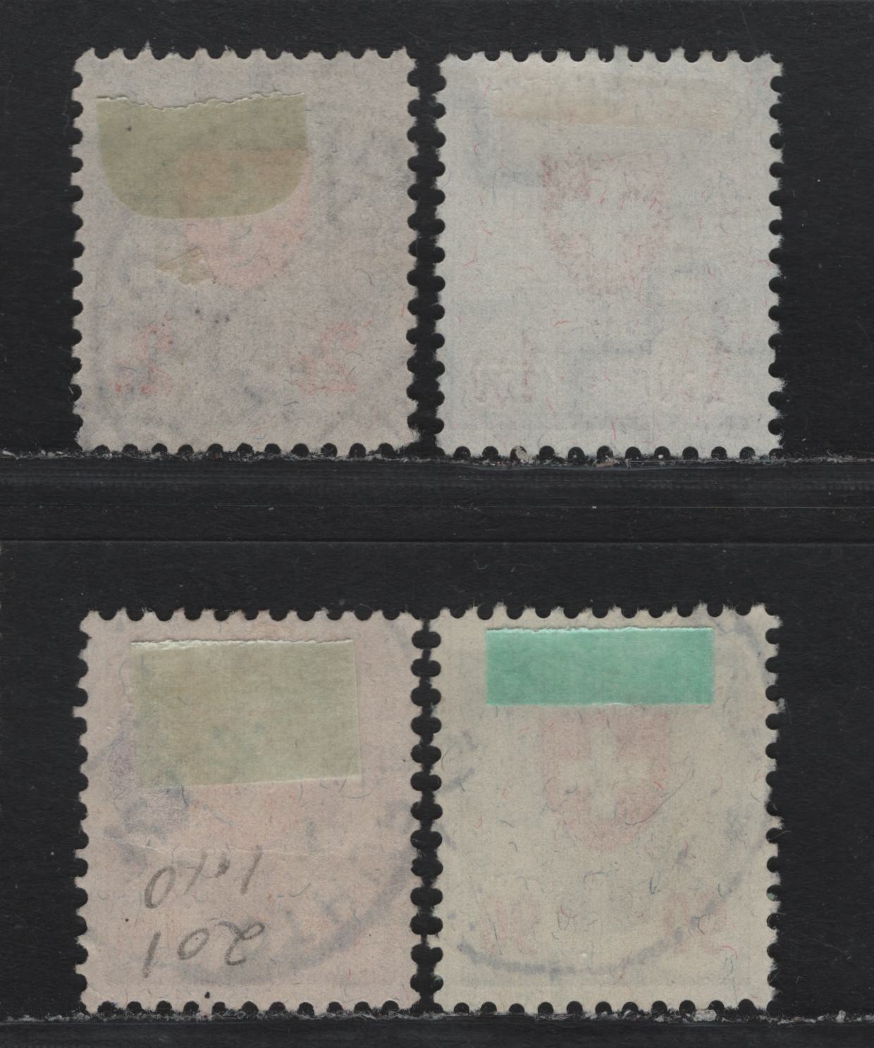 Lot 92 Switzerland Scott#200-203 90c Green & Red , 1924 Arms Issue, 4 Very Fine Used Singles, Granite Paper