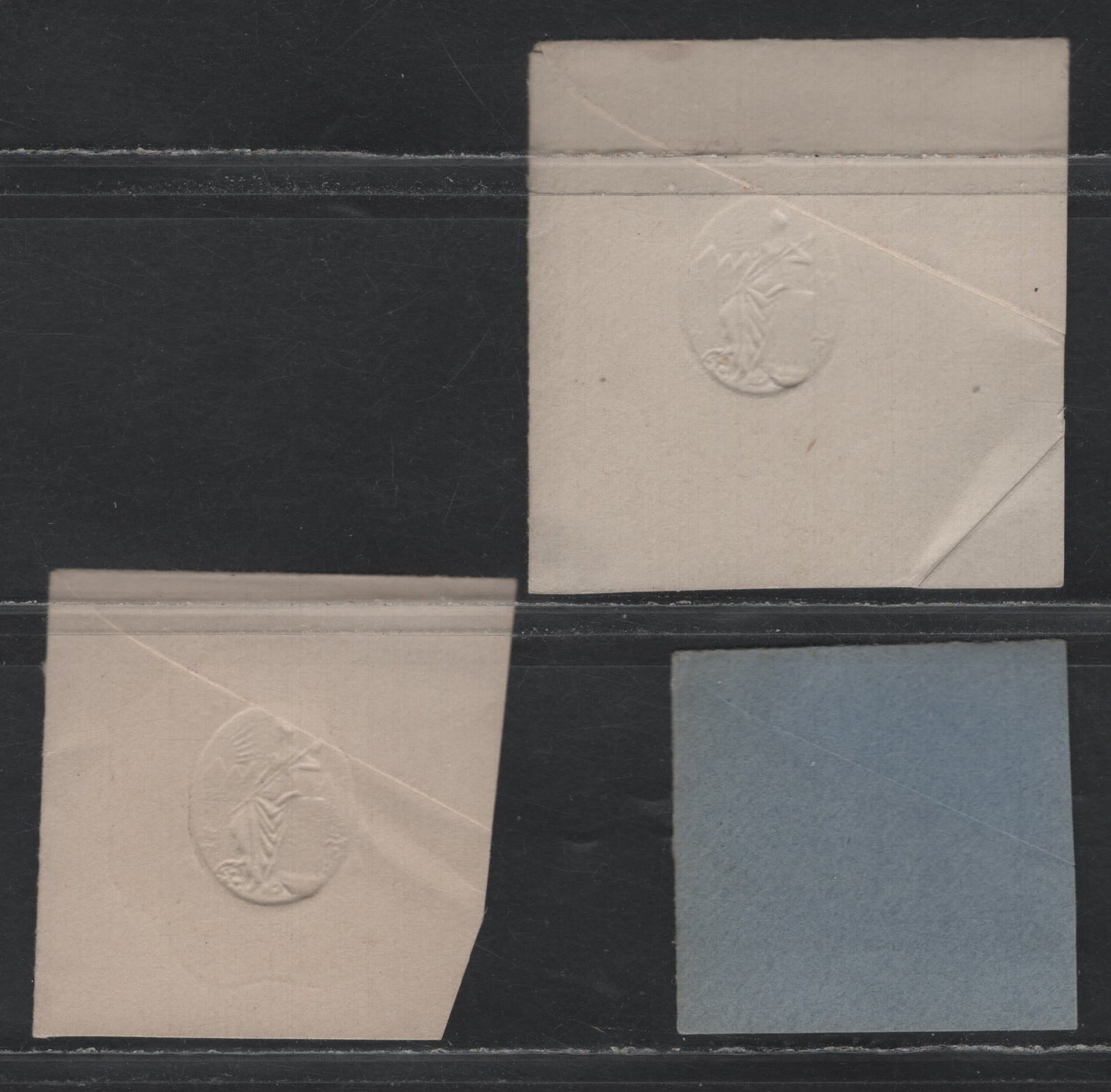 Lot 322 El Salvador (C) 1890 Postal Stationary, 3 Very Fine Used Cut Squares, From The 1893-1894 Issues