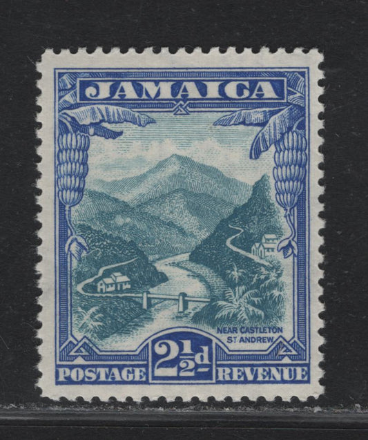 Lot 377 Jamaica (C) Gibbons#112 2.5d Turquoise Blue & Ultramarine , 1932 Pictorial Issue, A VFNH Single