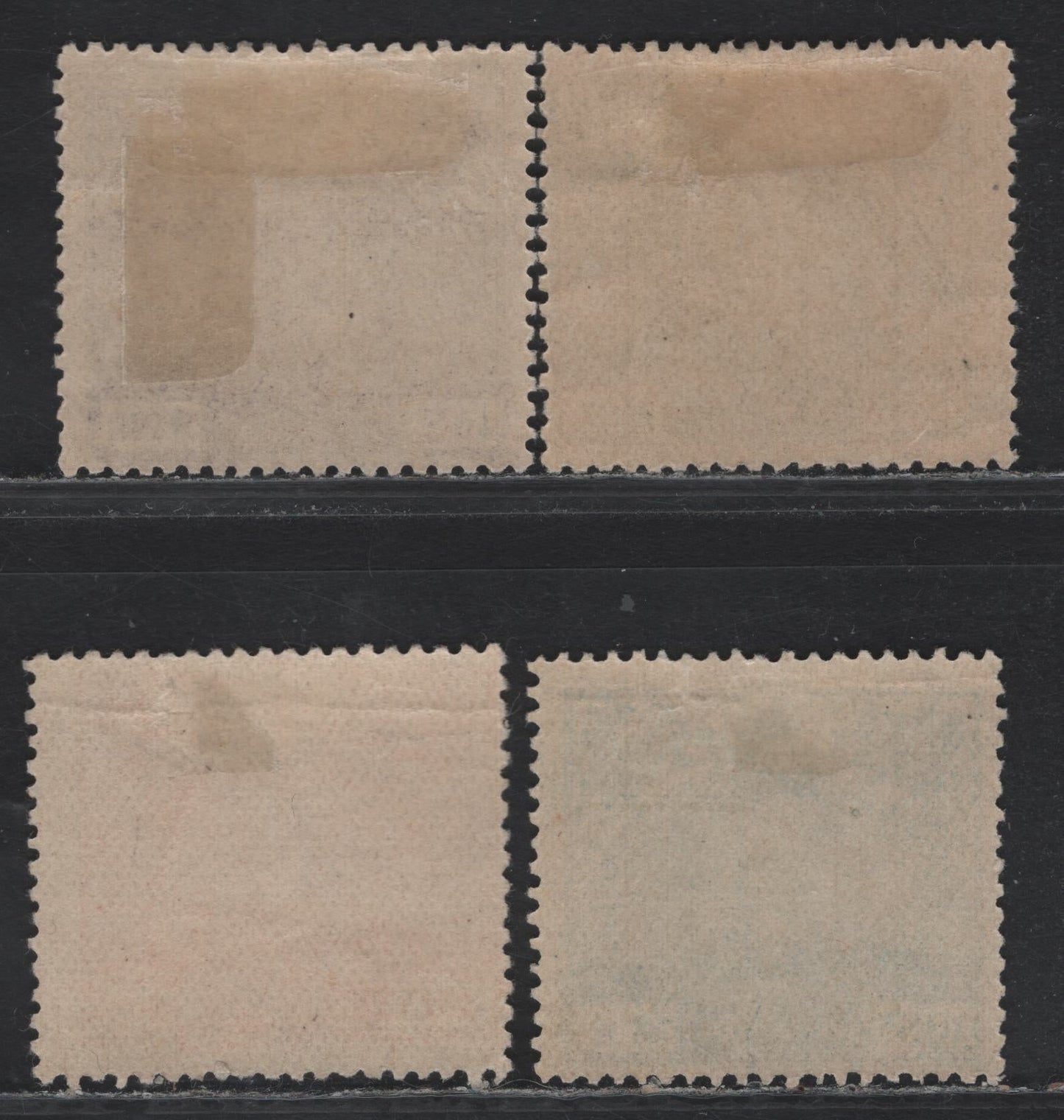 Lot 306 Japan (C) SC#167-170 1.5s -10s Violet - Deep Blue , 1921 Return of Crown Prince Hirohito From European Visit Issue, 4 FOG Singles