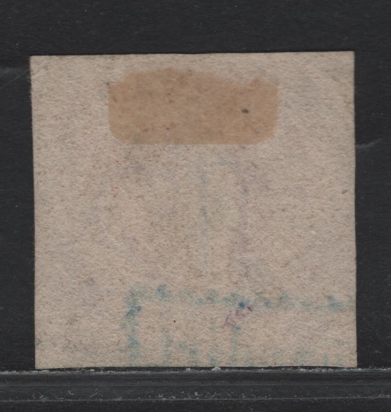 Lot 315 Australia - NSW SG#170var 1/- Crimson Lake , 1856-1860 Queen Victoria Issue, A Very Fine Used Imperf Single, Relatively Large Margined & Lightly Cancelled, Double Line Wmk 12, Shade Does Not Match The Known Shades of 1854-1859 Issue.