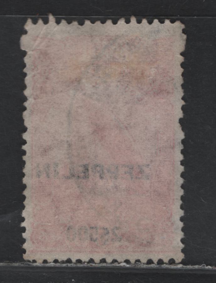 Lot 63 Brazil (C) SC#C26 2500r on 200r Carmine , 1931 Zeppelin Overprinted Airmail Issue, A Very Good Used Single, Small Corner Crease At UR