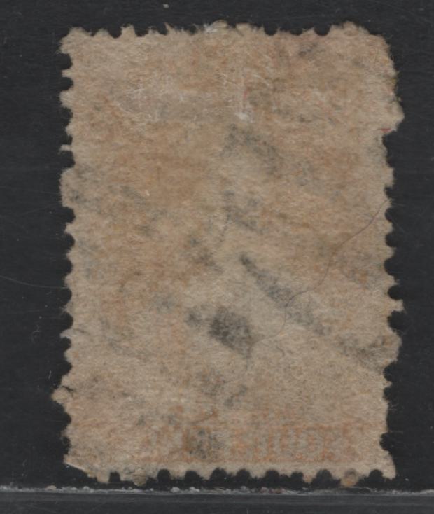 Lot 307 New Zealand SG#120 4d Dull Golden Yellow , 1864-1871 Chalon Heads Issue, A Fine Used Single, Large Star Wmk, Line Perf 12.5, Very Fine Centering For This Issue.