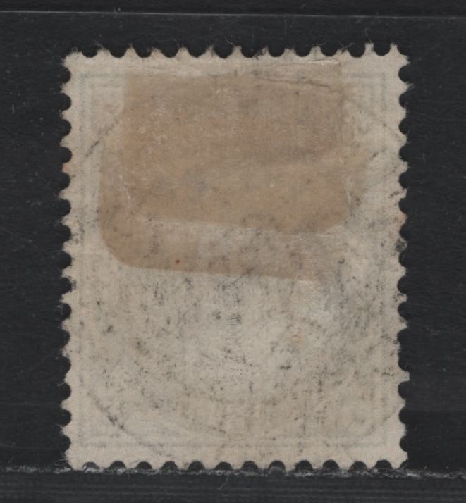 Lot 334 Transvaal SG#187R £5 Deep Green , 1893 Emblem Issue, A Very Fine Used Single, 1911 Reprint From Original Plates, Perf 12.5 Clean Cut With Large Holes, Backdated April 21 1899 Johannesburg Cancel Applied.