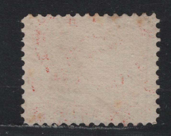 Lot 350 Canada #15 5c Vermillion , 1859-1864 First Cents Issue, A Fine Used Single, Perf 11.75x12, Cents-NNN Paper