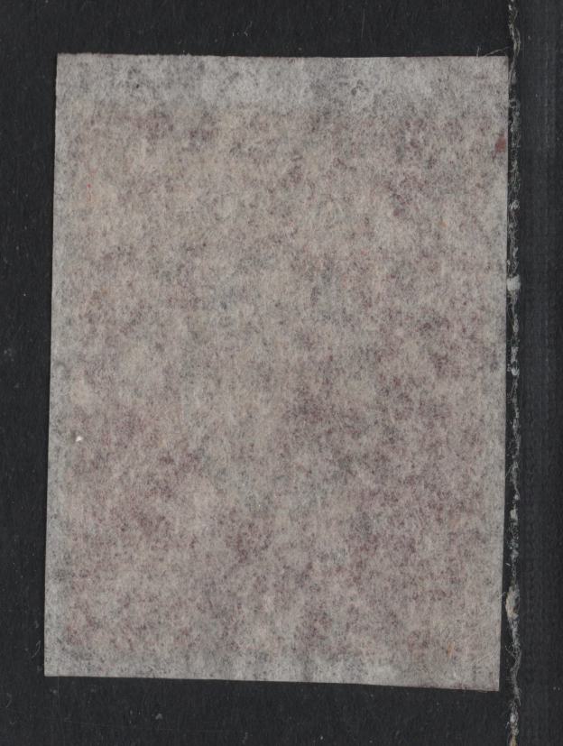 Lot 313 Newfoundland (C)#20 6d Rose , 1861-1862 Pence Issue, A Very Fine Used Single, Hard Translucent Wove Paper, Light Smudgy Overal Reddish Brown Cork Cancel Of Unknown Origin, Oversize Margin At Top.