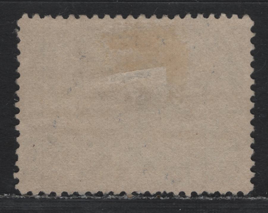 Lot 339 Canada #60i 50c Deep Ultramarine , 1897 Diamond Jubilee Issue, A Very Good Used Single, ABN-W Paper, Perf 12x11.9, Very Tiny& Shallow Hinge Thin, London ON '2' Roller Cancel.
