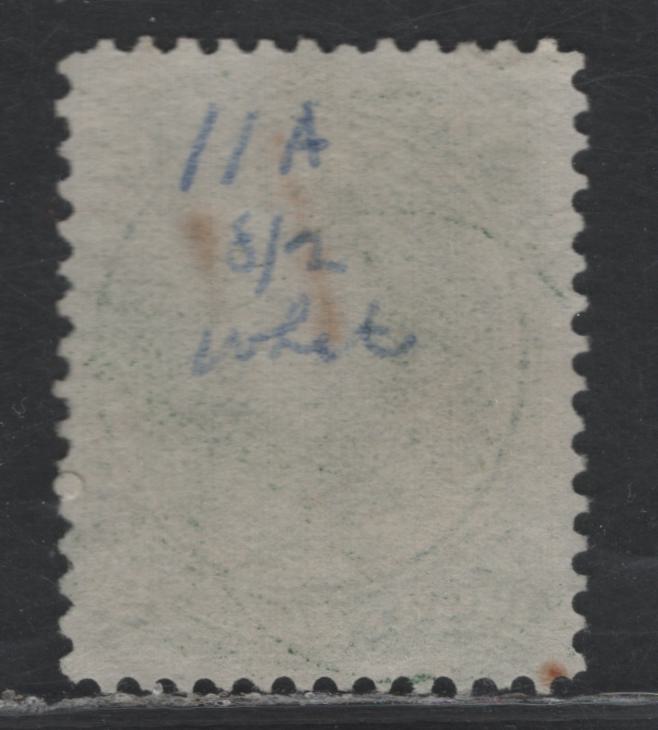 Lot 343 Nova Scotia #11a 8.5c Dark Green , 1860-1863 Queen Victoria Issue, A Very Fine Unused Single, Cents-D Paper, Perf 11.75
