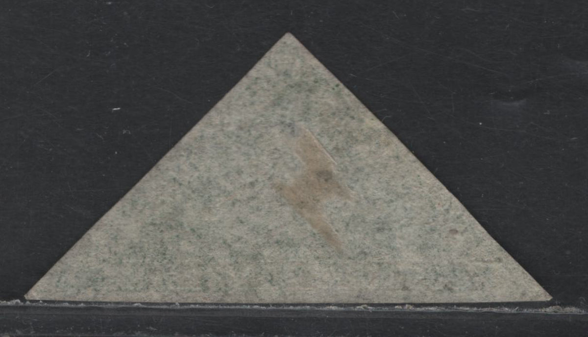 Lot 345 Newfoundland #11A 3d Green , 1860 Pence Issue, A Very Fine Used Single, PB-A Paper
