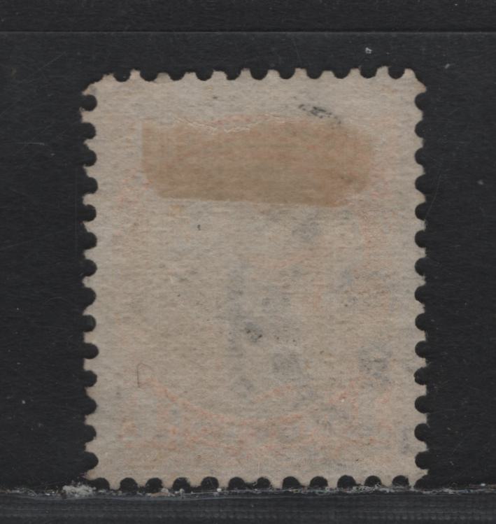Lot 364 Canada #35i 1c Yellow , 1870-1893 Small Queen Issue, A Very Good Used Single, Montreal Printing, Perf 12, MM-B Paper, #56 2-Ring Cancel For Brampton.