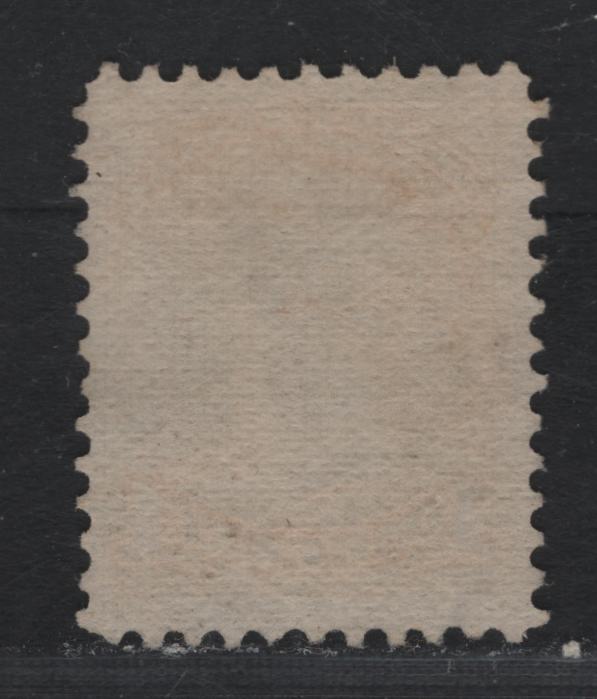 Lot 369 Canada #35i 1c Lemon Yellow , 1870-1893 Small Queen Issue, A Very Fine Used Single, Montreal Printing, Perf 12, Paper MM-B,1880, Circle of Wedges Cork Cancel.