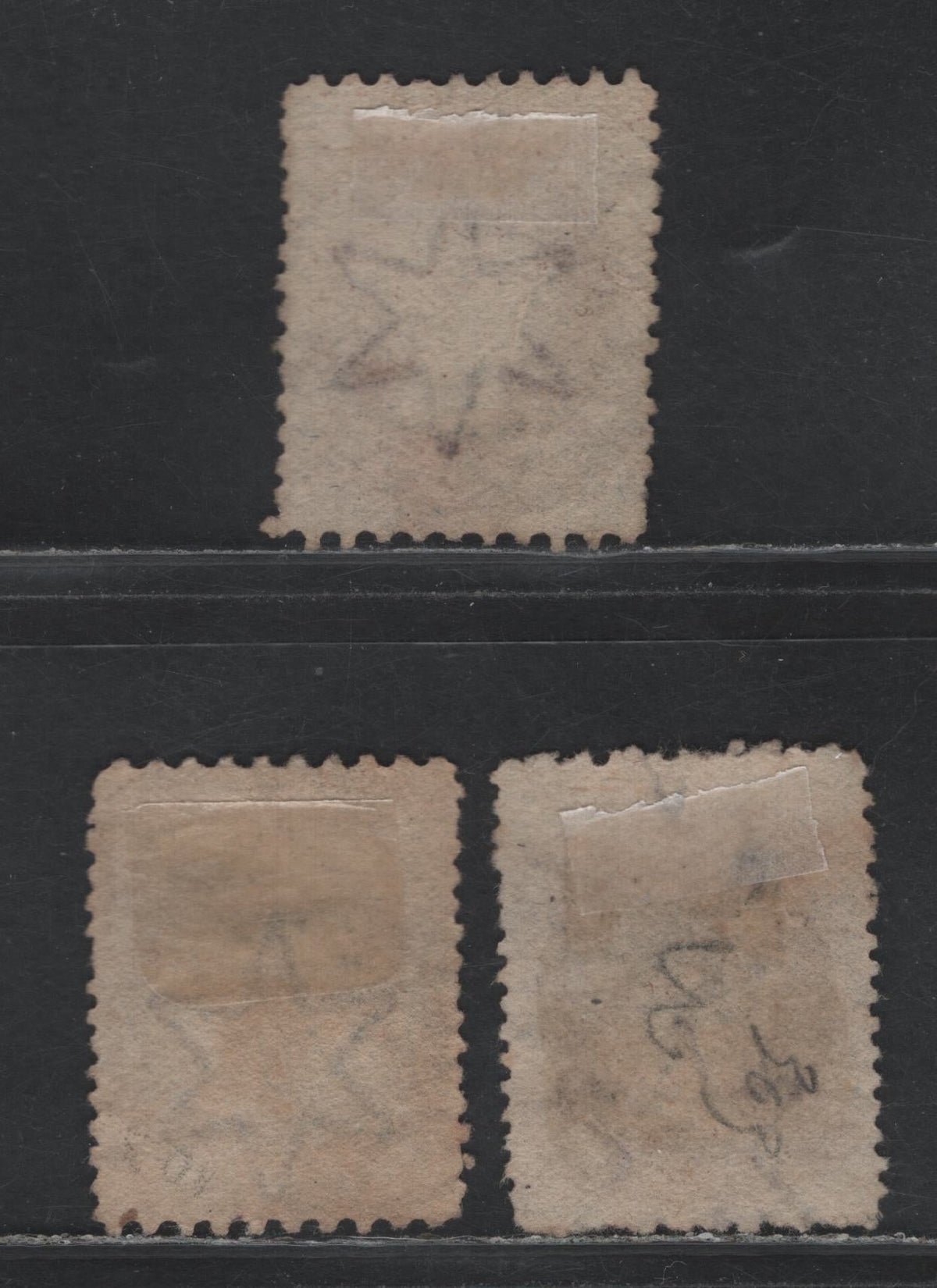 Lot 126 Australia - South Australia SG#198, O16 4d Dull Purple - Plum , 1876-1885 Queen Victoria Engraved Sideface Issue, 2 Very Fine Used Singles, Large Truncated Star Wmk, Perf 10x11.5-12.5 & 11.5-12.5