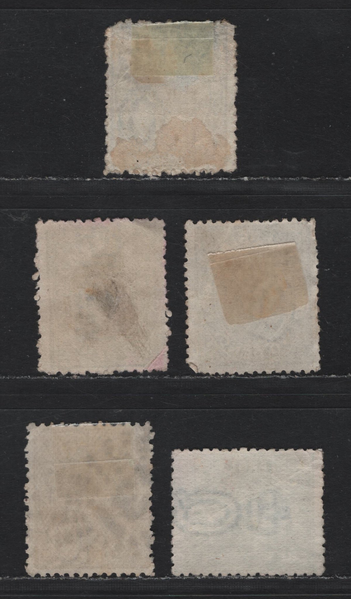 Lot 404 Australia - Queensland SG#185/192 2d - 3d Dull Blue - Brown , 1890 Re-Engraved Second Sideface Issue,  Very Good/Fine Used Singles, Includes #81 Warwick, 131 Gladstone, 491 Montalbion, 148 Thursday Island - William Hooper & 214 Toowoomba