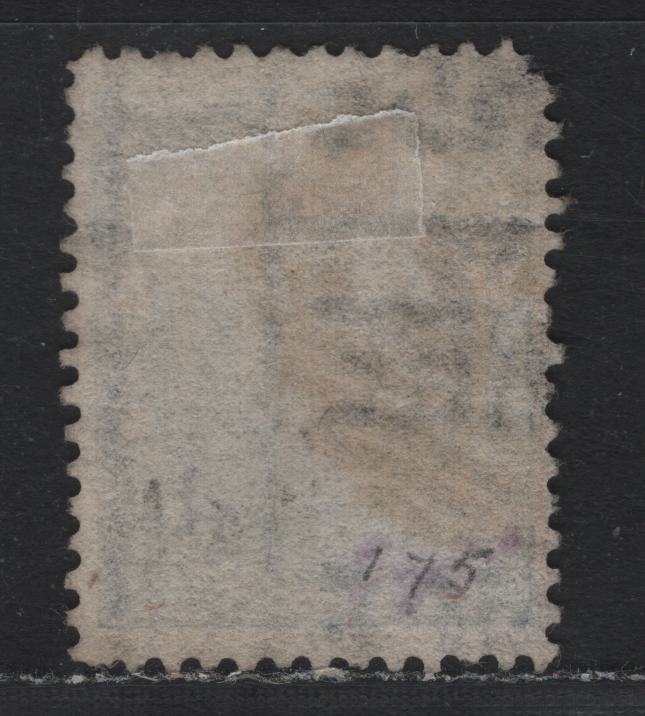 Lot 116 Australia - Victoria SC#101(SG#165a) 6d Deep Blue, 1867-1870 Queen Victoria Emergency Printings, A Fine Used Single Line Perf 12 1/2, Instead Of 13 Comb, Watermarked " Six Pence". A Very Well Centered Example
