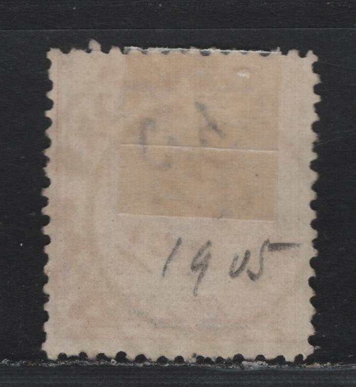 Lot 220 Australia - Victoria SG#422a (SC# 224) 5d Dull Reddish Brown , 1905-1913 Postage Issues, A Fine Used Single, Crown Over A Wmk, Perf 12x12.5, SON Melbourne Stock Exchange Cancel Dated November 19 1906.
