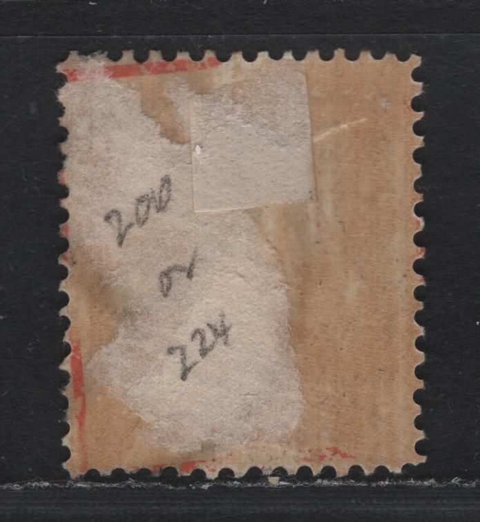 Lot 221 Australia - Victoria SG#422a (SC# 224) 5d Dull Reddish Brown , 1905-1913 Postage Issues, A Very Fine Used Single, Crown Over A Wmk, Perf 12.5, Partial Thin 'R' in Circle Registry Cancel.