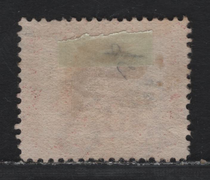 Lot 242 Western Australia SG#78w (SC# 51) 4d Carmine, 1882-1885 Line Engraved Swans Issue, A Very Fine Used Single, Crown CC Sideways Wmk, Perf 14, K.O.S Barred Grid Cancel For King George's Sound.