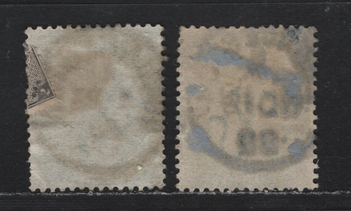 Lot 29 Australia - Tasmania SG#157a (SC# 61) 2d Green - Blue Green , 1880-1896 Third Sideface Issue, A Fine used Single, Perf 14, SON Lawnceston CDS Cancels, 1 Dated December 23 1879 & One Dated Nov 19 1896.