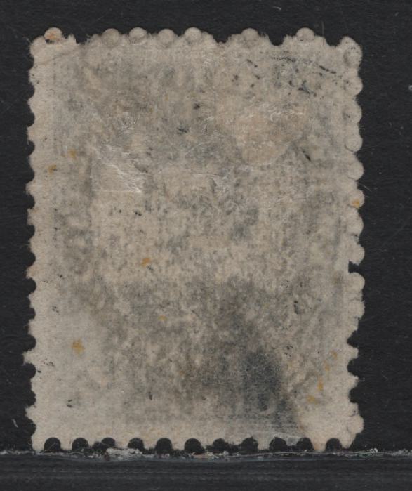 Lot 298 New Brunswick #11 17c Black, 1860 Cents Issue, A Very Good Used Single, Cents-L Paper, Perf 11.75, Shallow Thin On The Back.