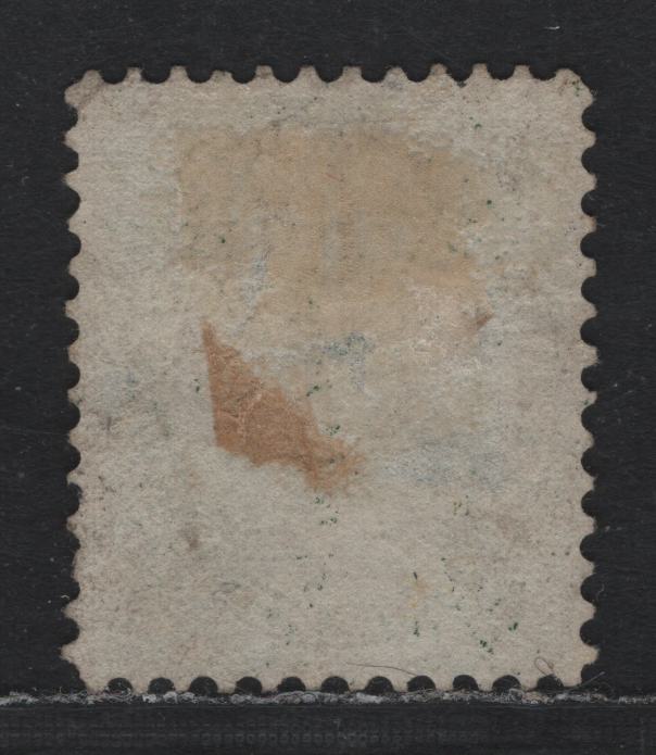 Lot 321 Canada #18ii 12 1/2c Green, 1859-1864 Queen Victoria First Cents Issue, A Good Used Single Perf 12, Rhombus Grid Cancel.Unchecked As To Specific Paper Type