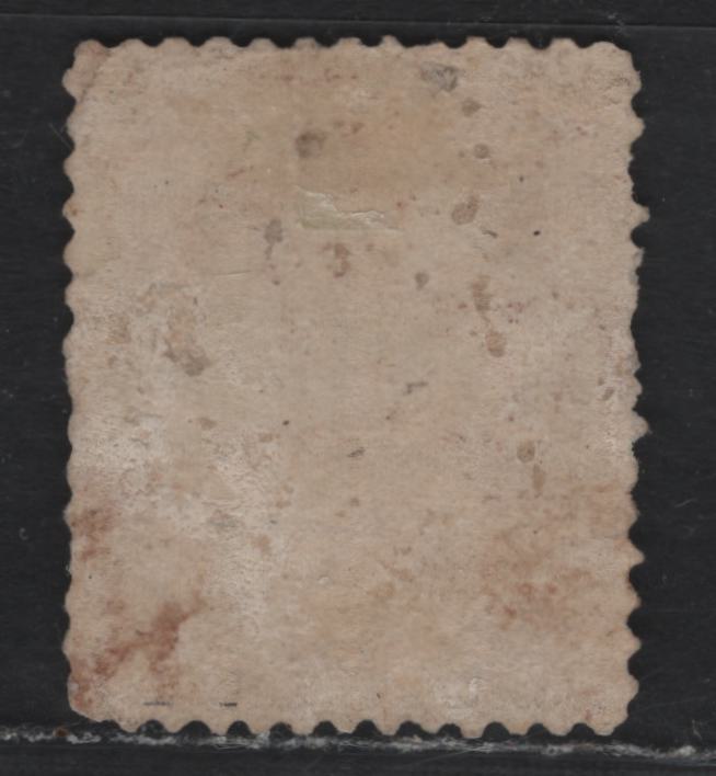 Lot 331 Canada #29b 15c Red Lilac, 1868 Large Queens Issue, A Good Used Single On Paper FO-FQ, Perf 12, This Is The First Example Of This Paper I Have Seen