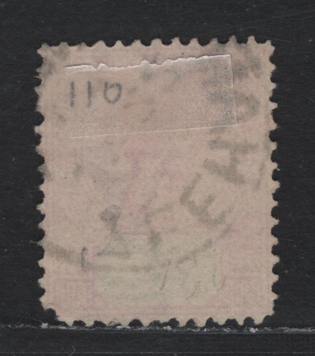 Lot 36 Australia - Tasmania SG#243 (SC# 99) 1/- Deep Lilac & Green , 1880-1903 Tablet Definitive Reissue, A Fine Used Single, V over Crown Inverted Wmk, Inverted Watermarks Are Very Scarce On This Issue